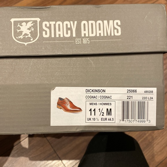 NWOT Stacy Adams Dickinson shoes in a box - Picture 4 of 4